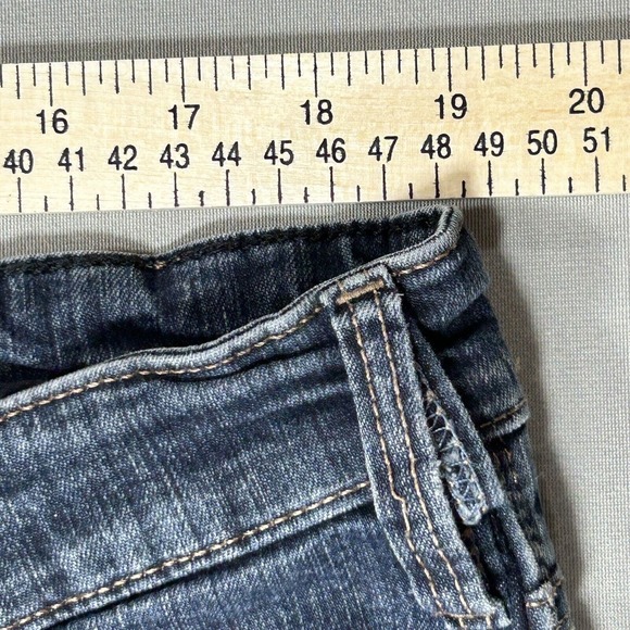 34 Heritage Jeans Men's 42x34 Blue Medium Wash Denim Straight Leg Measures 38x29 - Picture 5 of 14